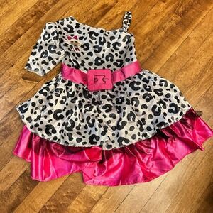 LOL Surprise Diva Dress Pink‎ Belt One Shoulder Costume Outfit Small 4-6